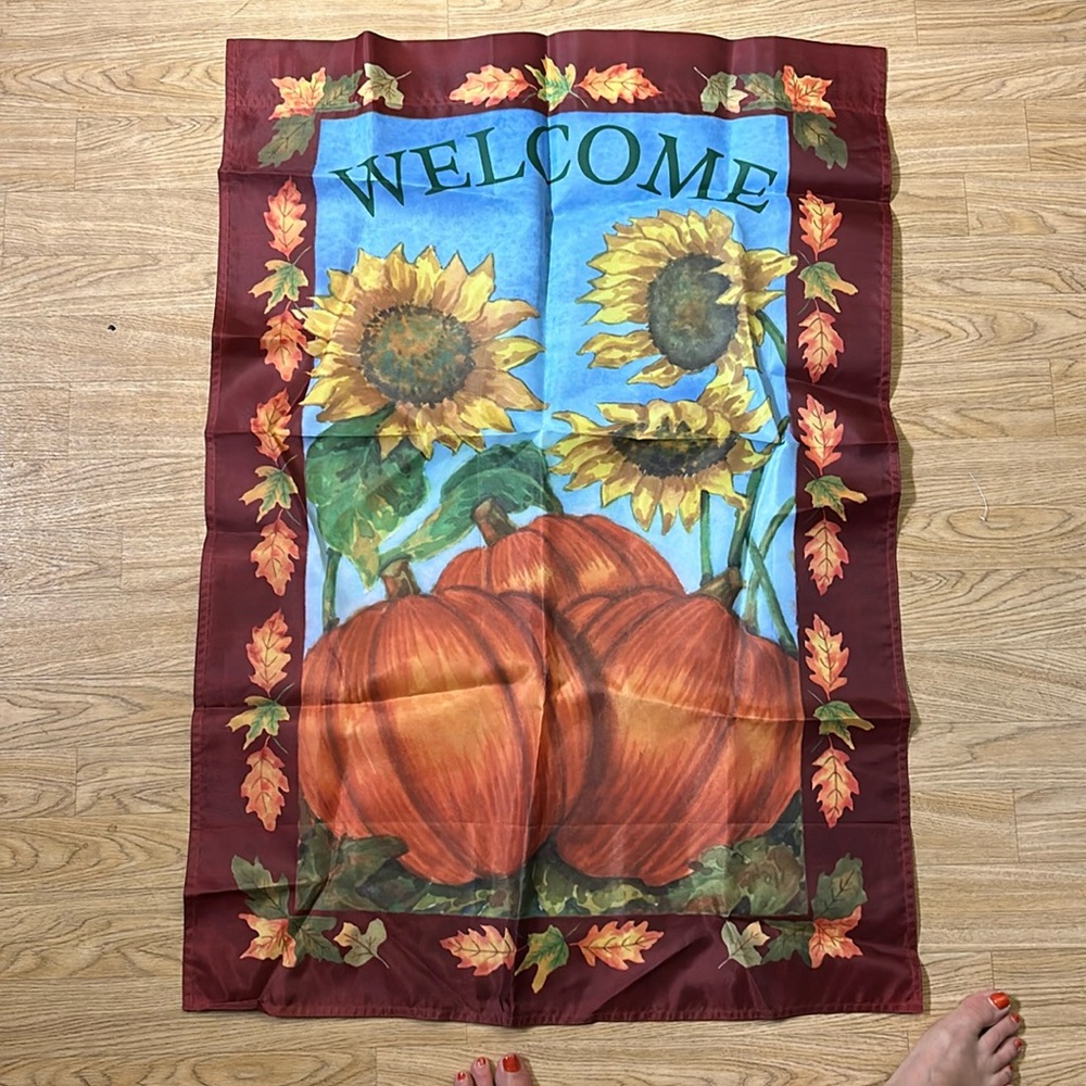 Large decorative home flag